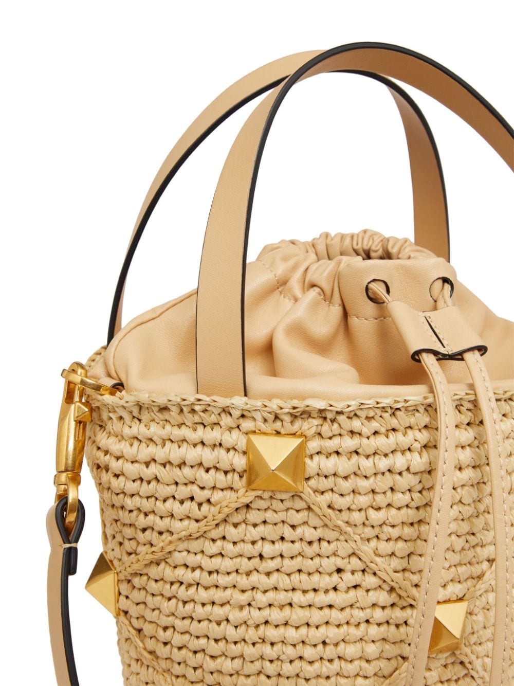 Valentino Garavani Roman Stud interwoven bucket bag