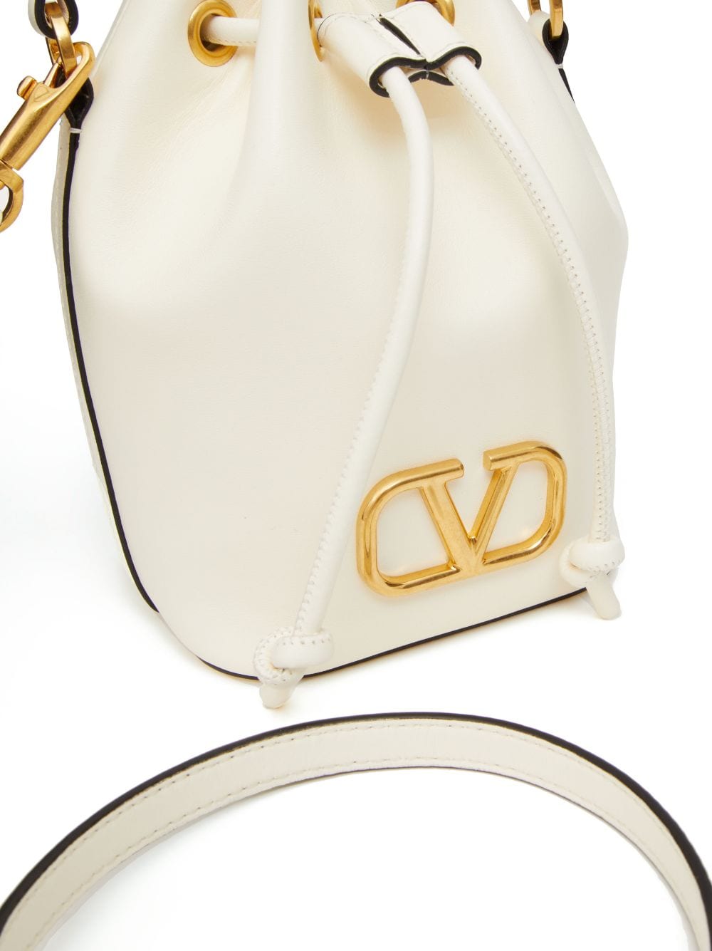 Valentino Garavani mini VLogo Signature leather bucket bag