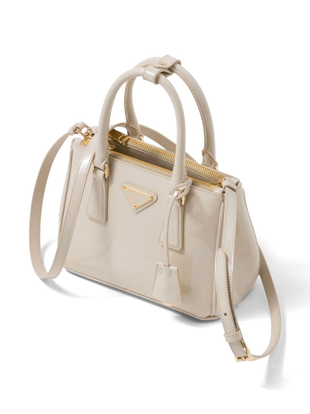 Pra*a galleria patent leather mini bag