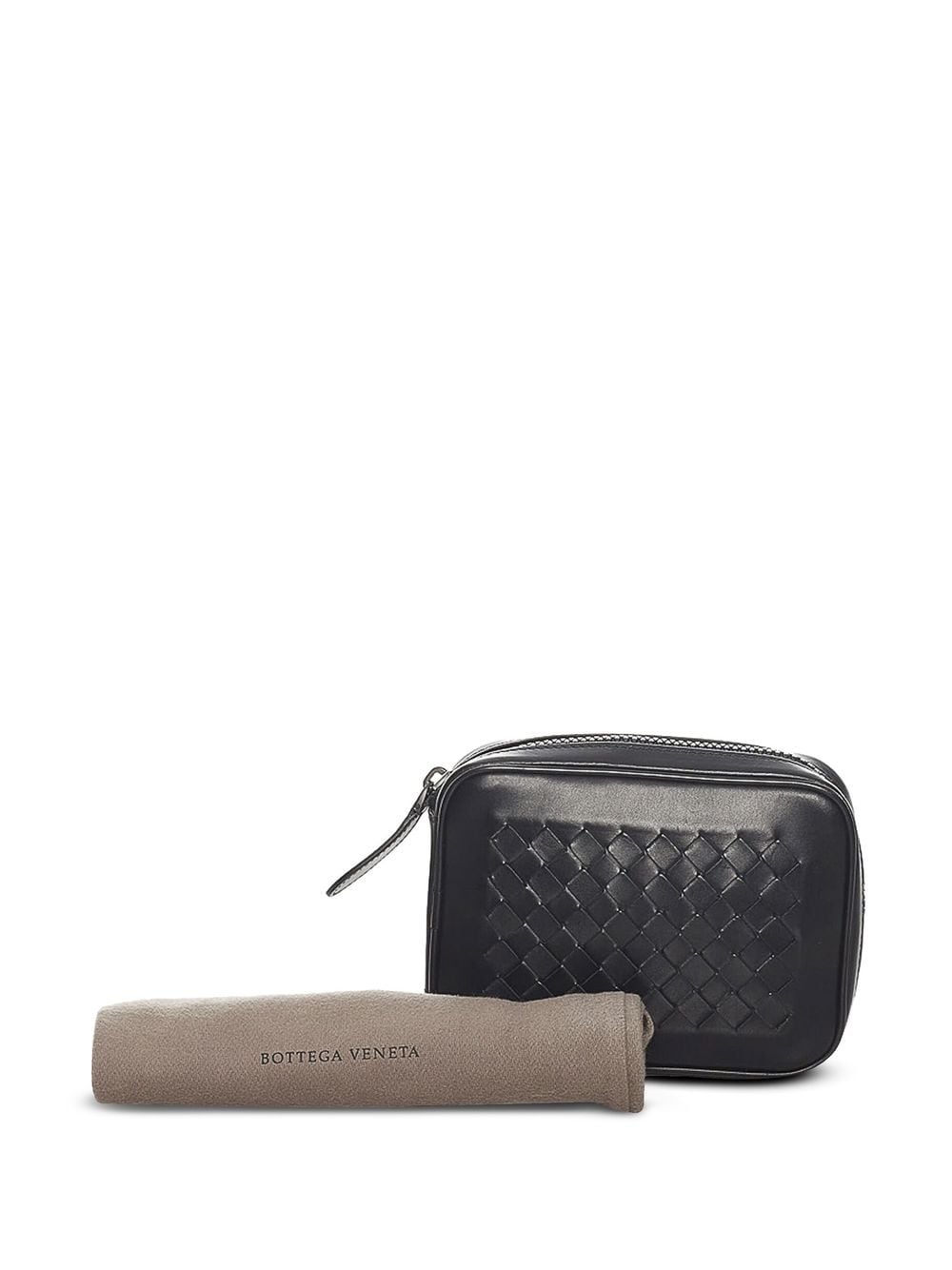 Bo*te*ga ve*ne*ta   intrecciato zipped clutch