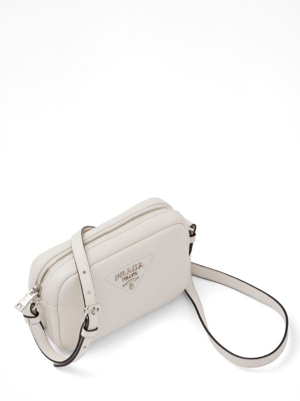 Pra*a logo-plaque crossbody bag