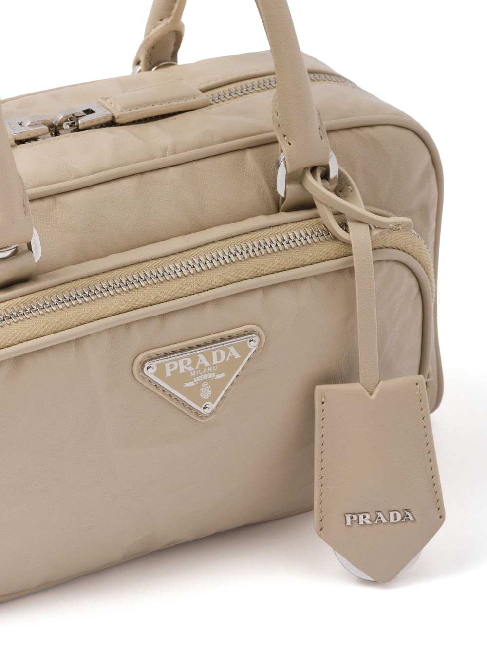 Pra*a leather tote bag