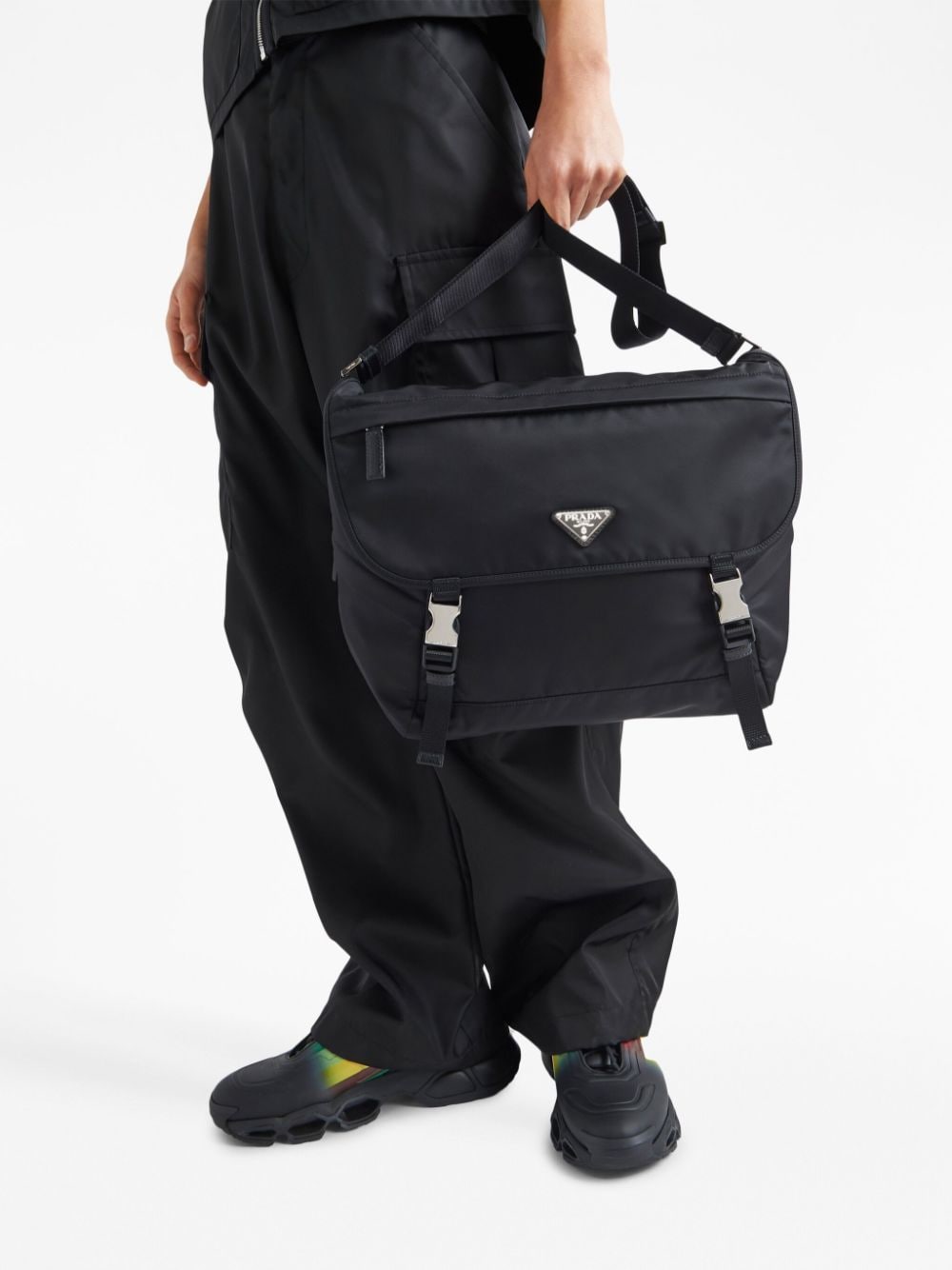 Pra*a re-nylon messenger bag