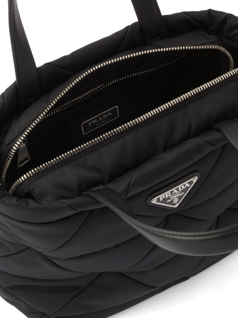 Pra*a re-nylon padded tote bag