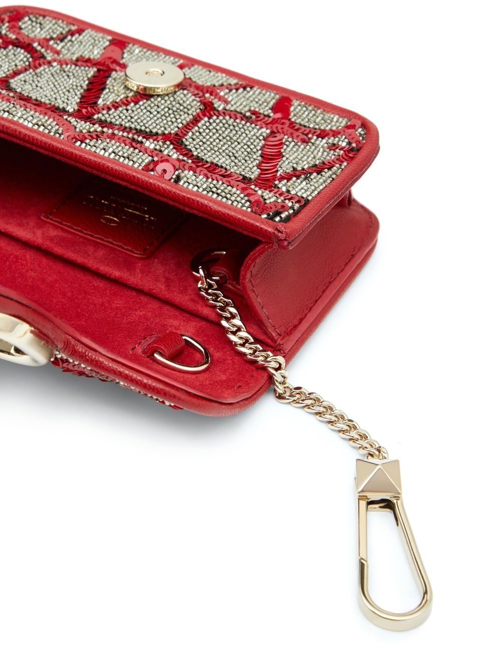 Valentino Garavani VLogo Signature bead-embellished mini bag