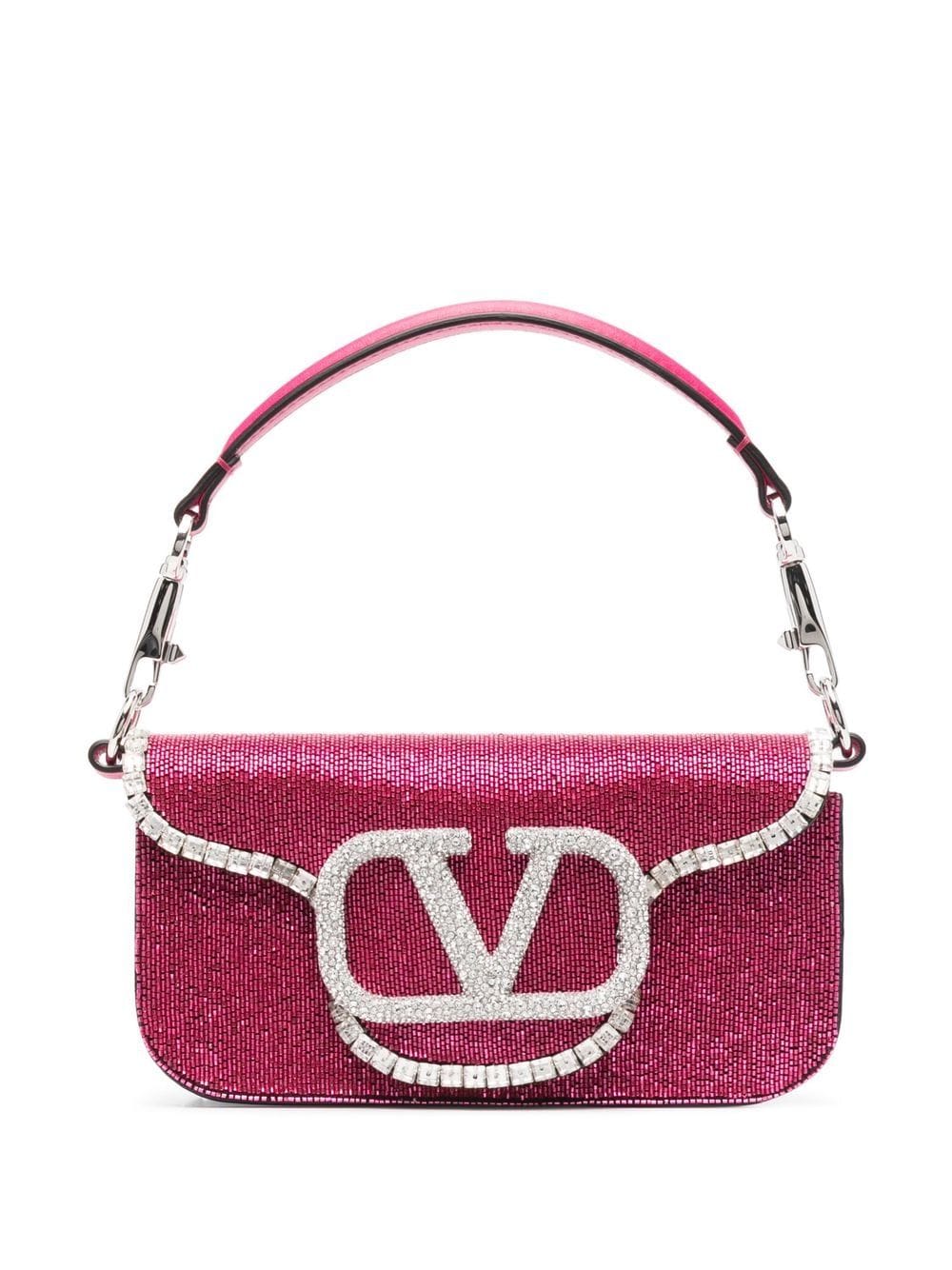 Valentino Garavani VLogo sequinned clutch bag