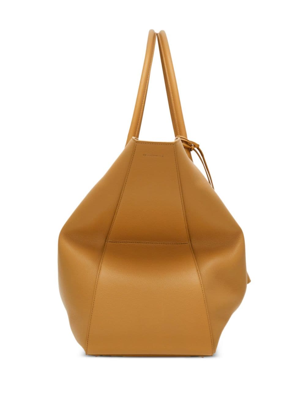 Ferragamo logo-print leather tote bag