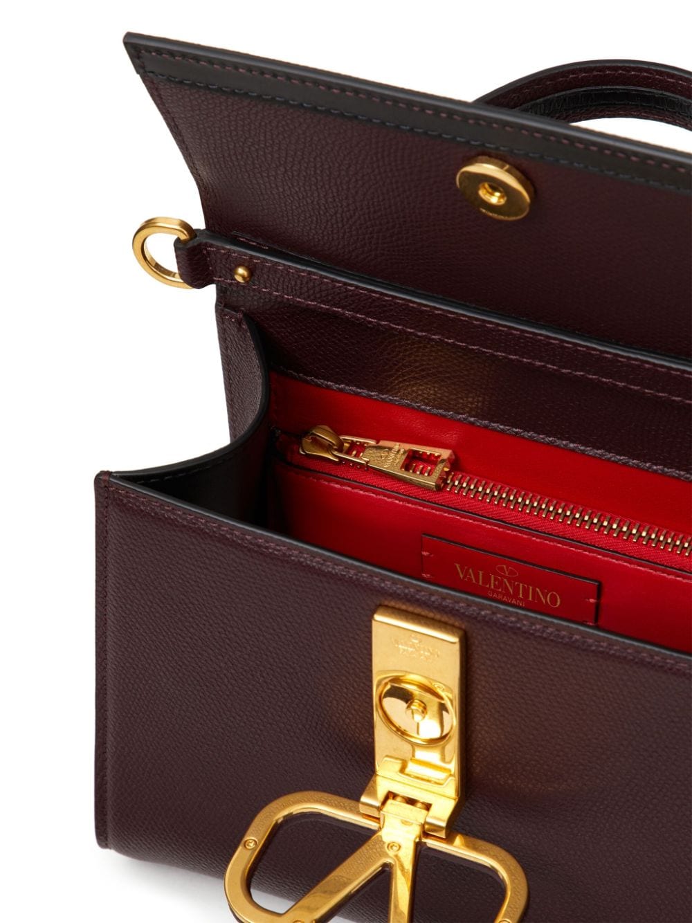 Valentino Garavani small VSling grain-texture tote bag