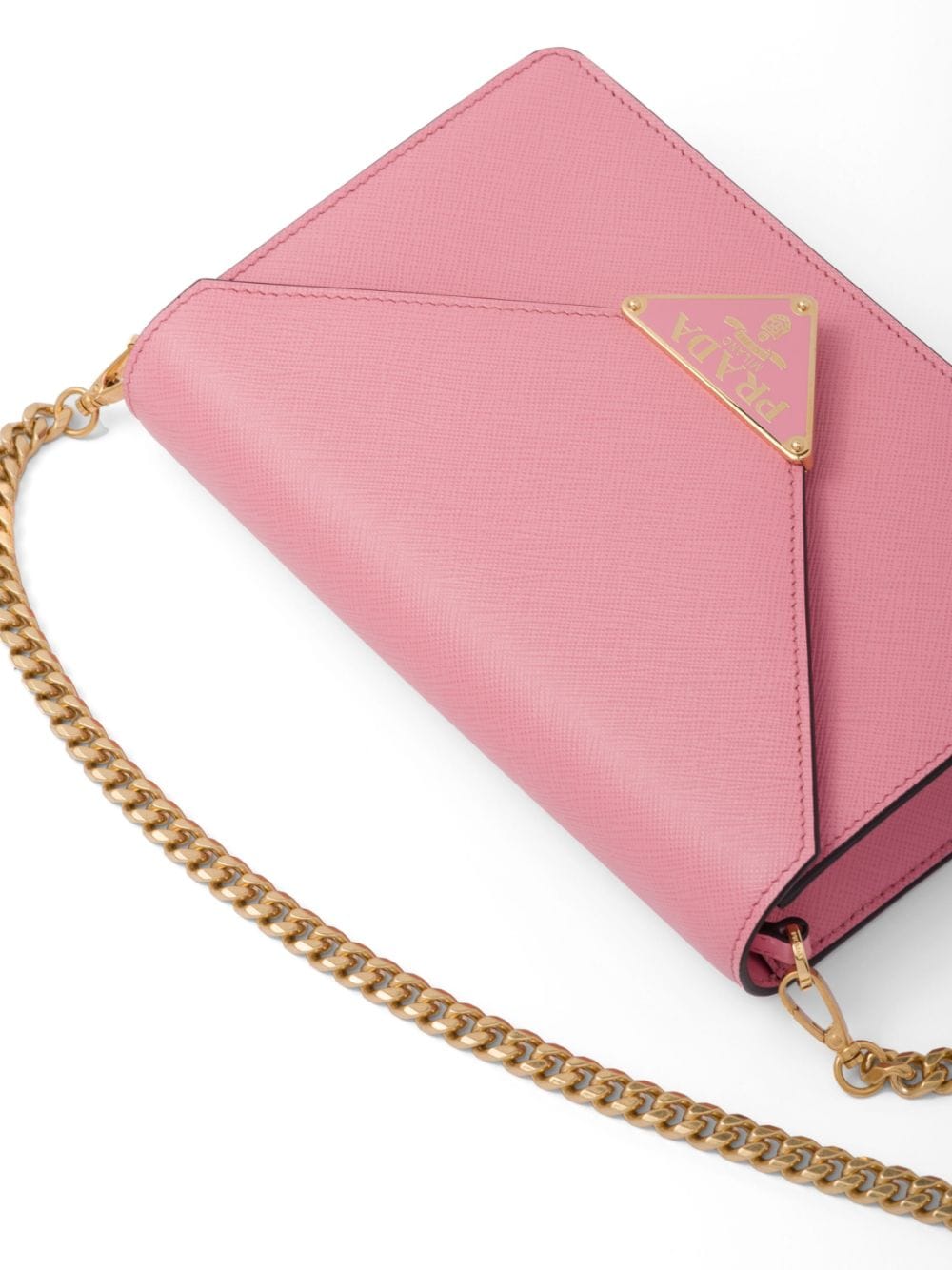 Pra*a logo-plaque shoulder bag