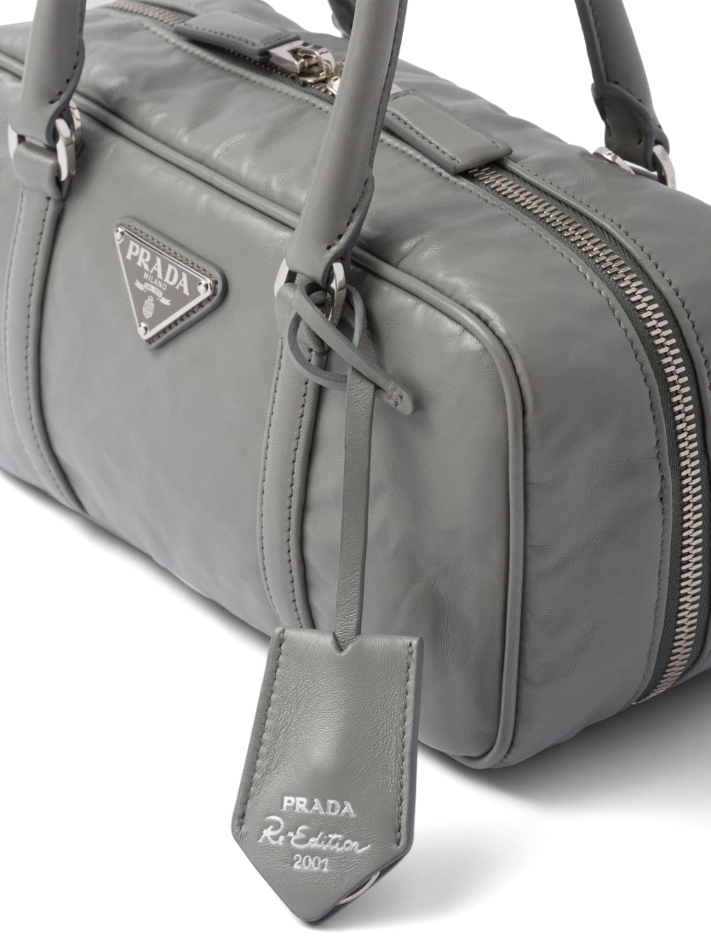 Pra*a small leather top handle bag