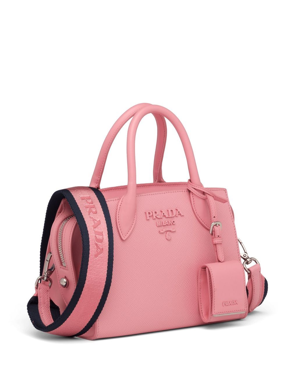 Pra*a logo-plaque tote bag