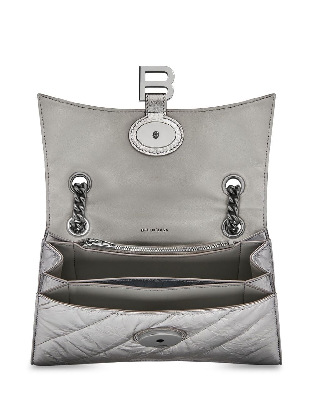 Ba*len*cia*ga crush chain-strap shoulder bag