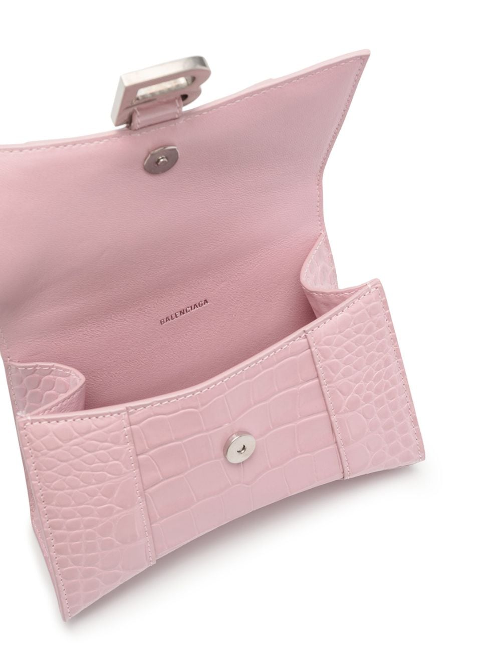 Ba*len*cia*ga xs hourglass leather tote bag