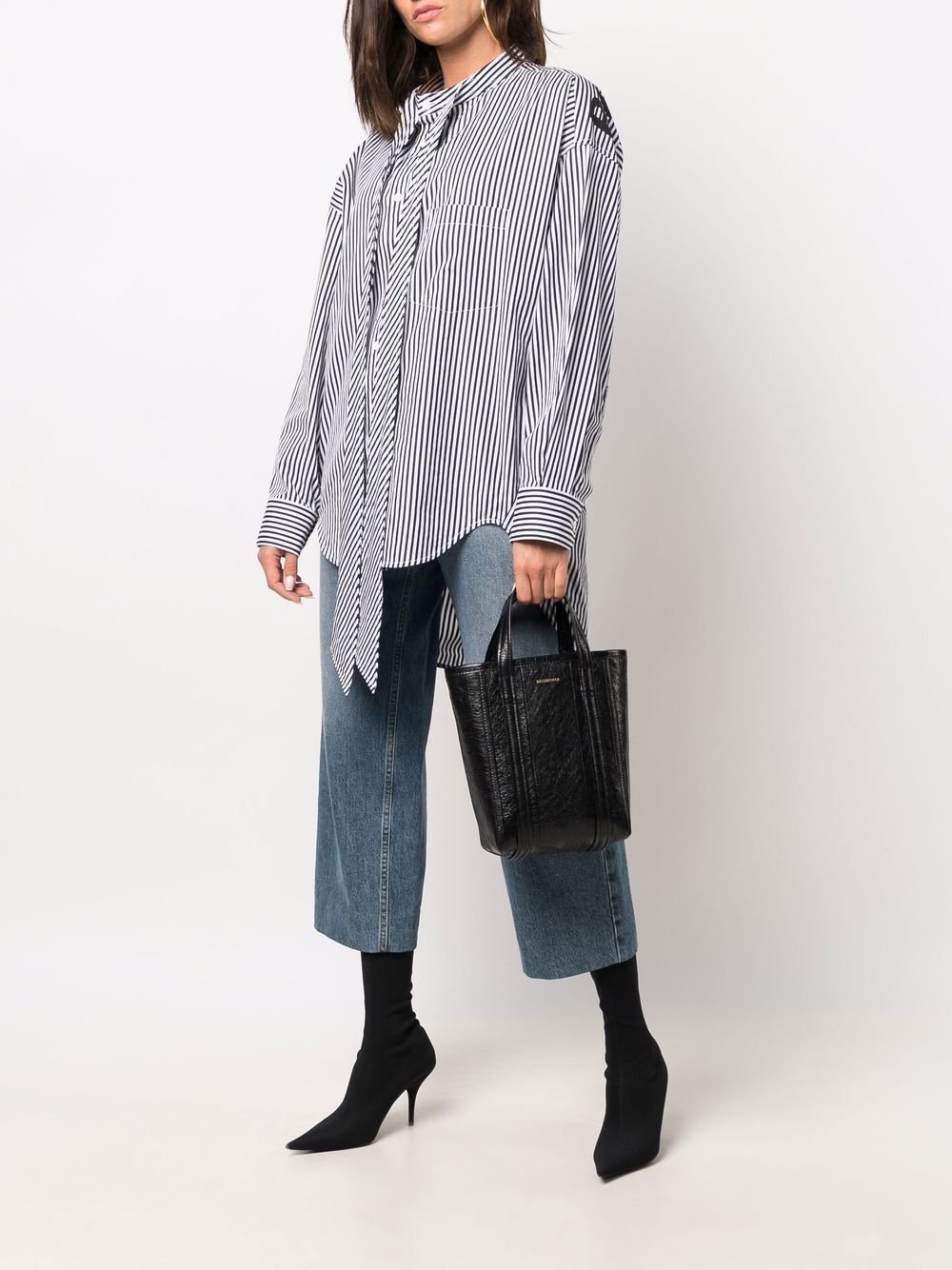 ba*len*cia*ga small barbes N0*H-south shopper bag