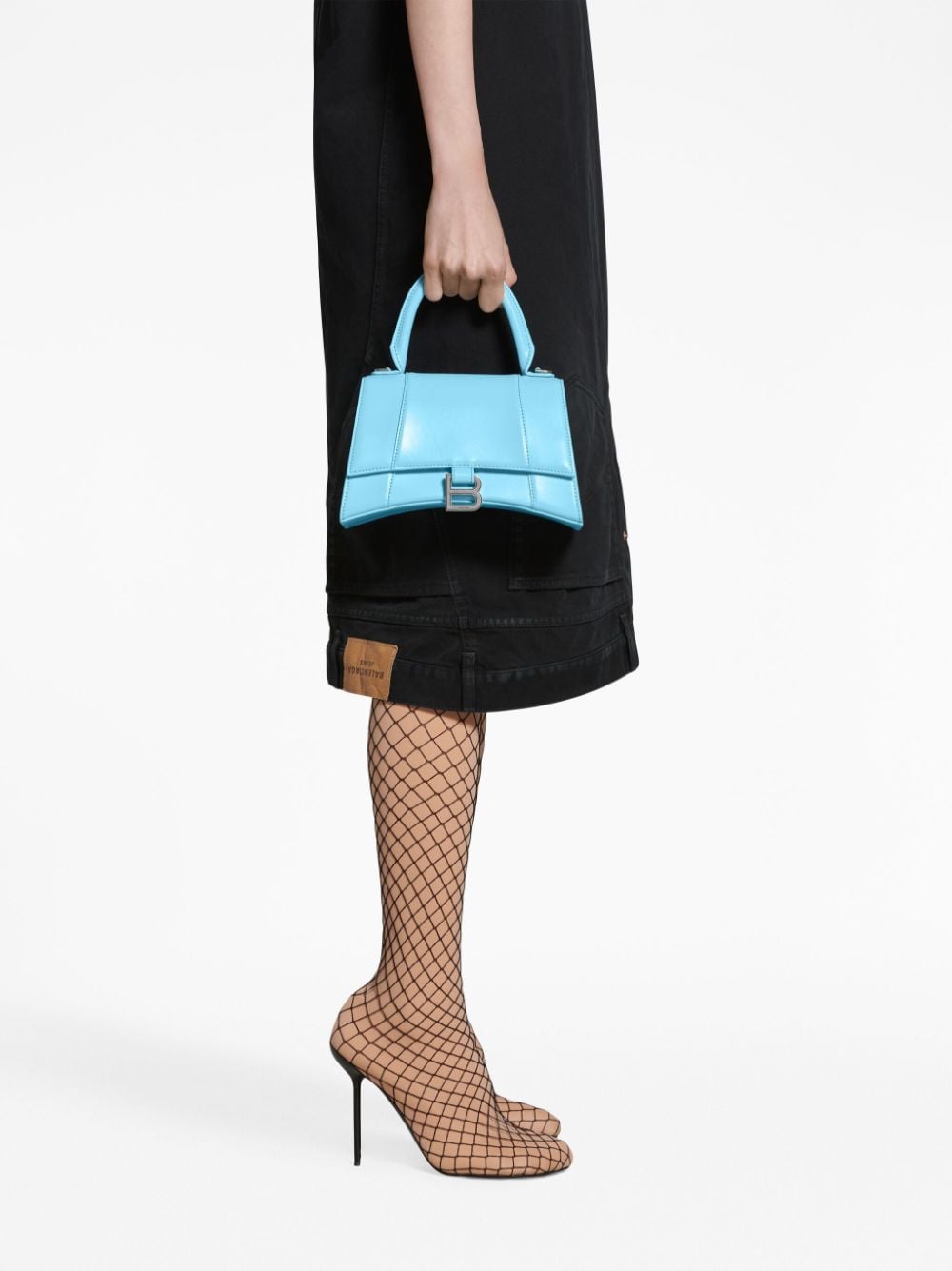 Ba*len*cia*ga small hourglass top-handle bag