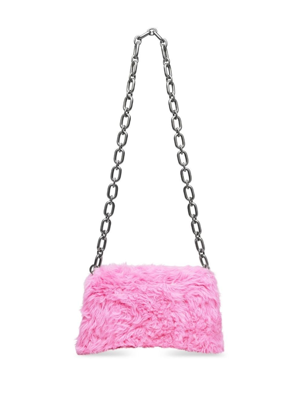 Ba*len*cia*ga faux-fur downtown shoulder bag