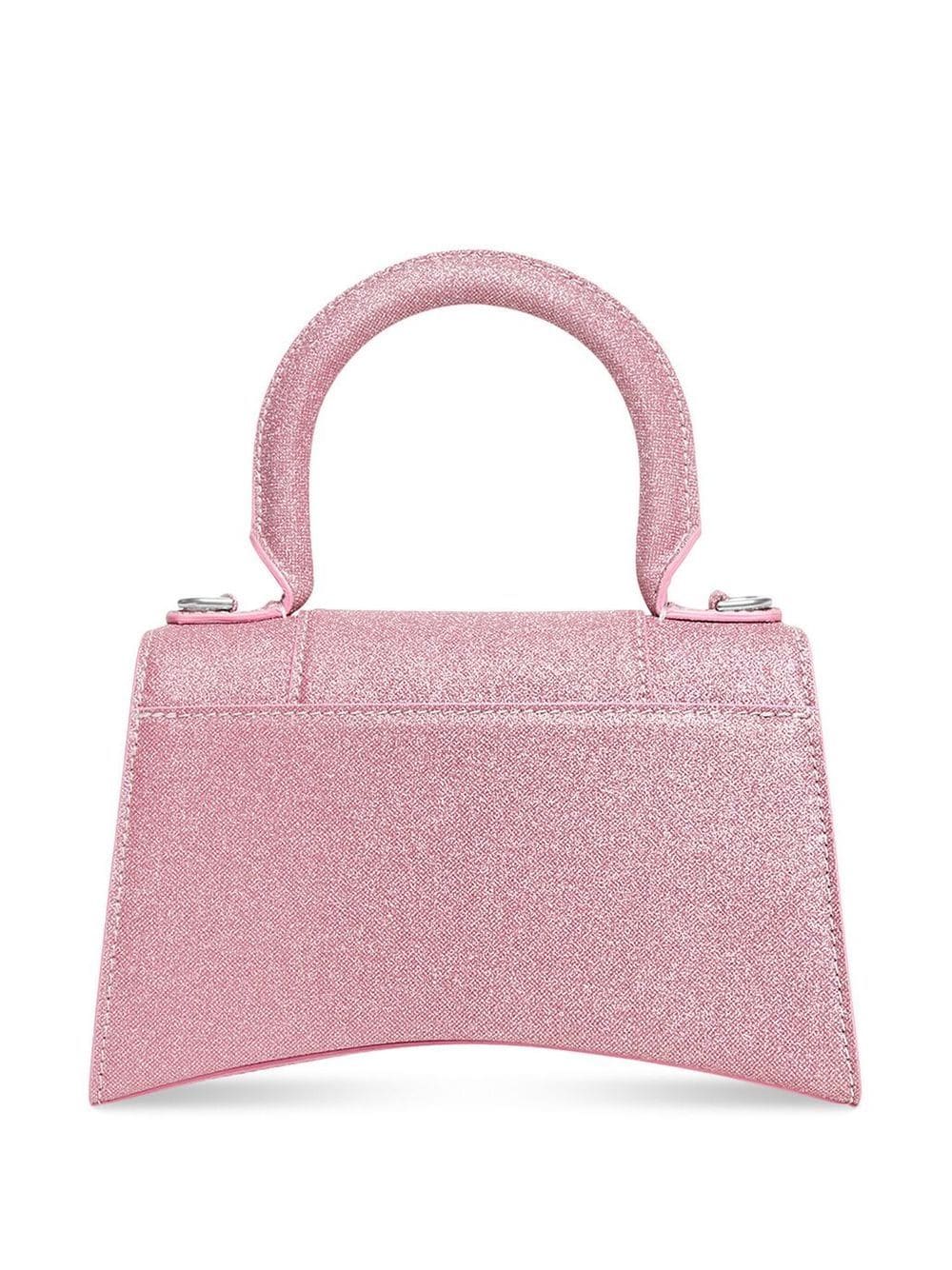 Ba*len*cia*ga hourglass glittered tote bag