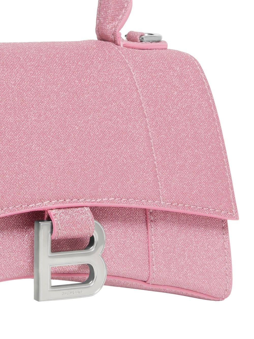 Ba*len*cia*ga hourglass glittered tote bag