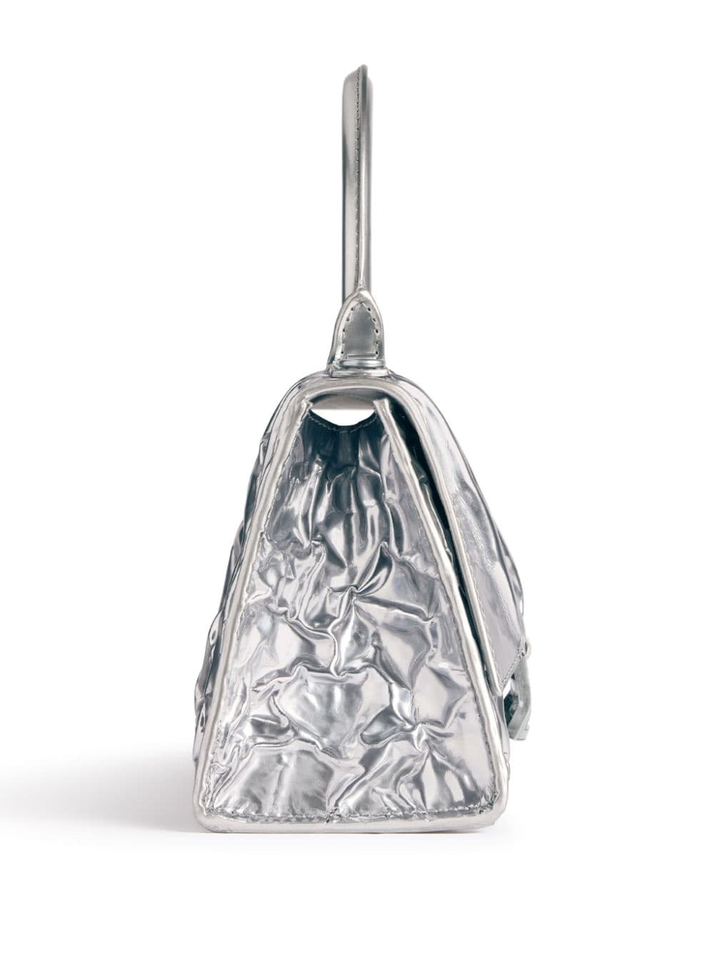 Ba*len*cia*ga small hourglass leather tote bag